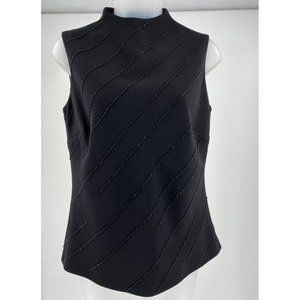 Vintage Ladies Evan Picone Beaded Tank Top Size 6